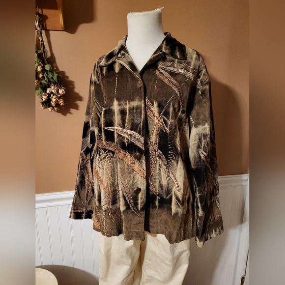 Vintage Chico's Design Safari Shacket - Picture 1 of 6